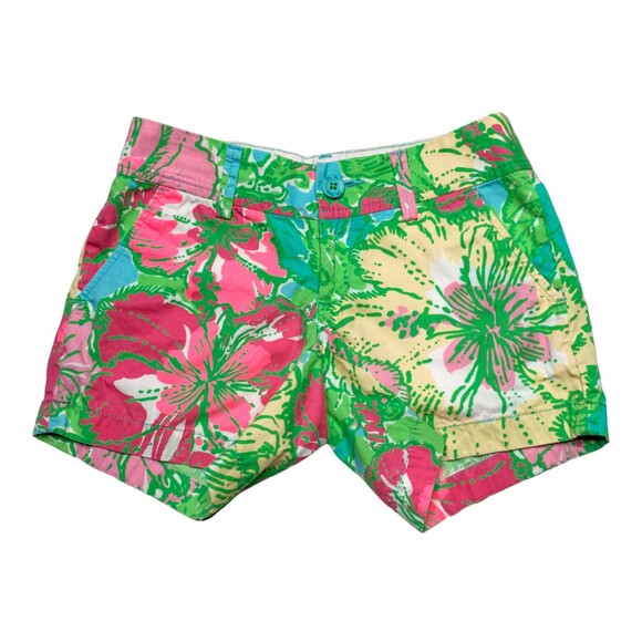 Lilly Pulitzer Callahan Shorts Big Flirt floral print size 0 - Picture 2 of 8